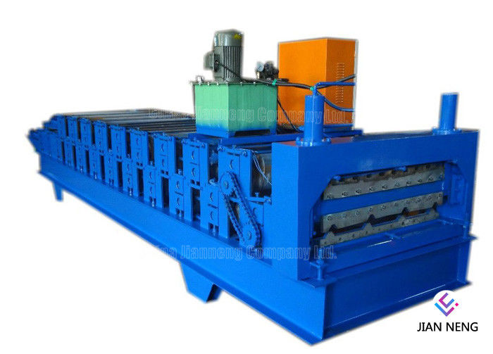 Machine trapézoïdale en acier colorée de laminage des métaux, métal automatique de contrôle de PLC formant la machine