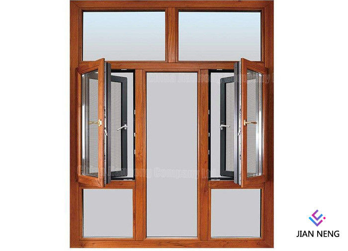 Fenêtre française de tissu pour rideaux - coupure Windows en aluminium et portes 6063 - de lustre thermique du double T5