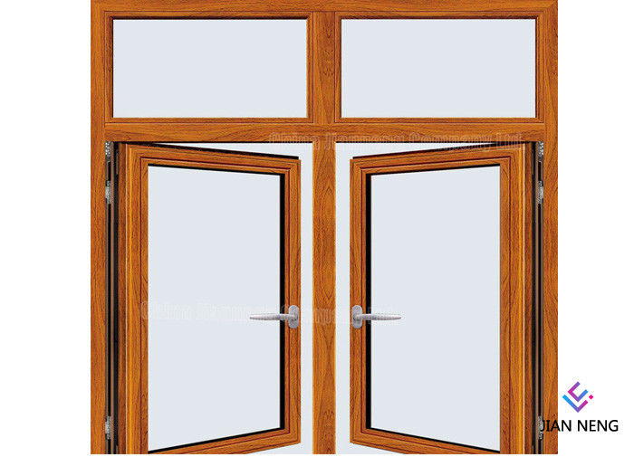 Fenêtre française de tissu pour rideaux - coupure Windows en aluminium et portes 6063 - de lustre thermique du double T5