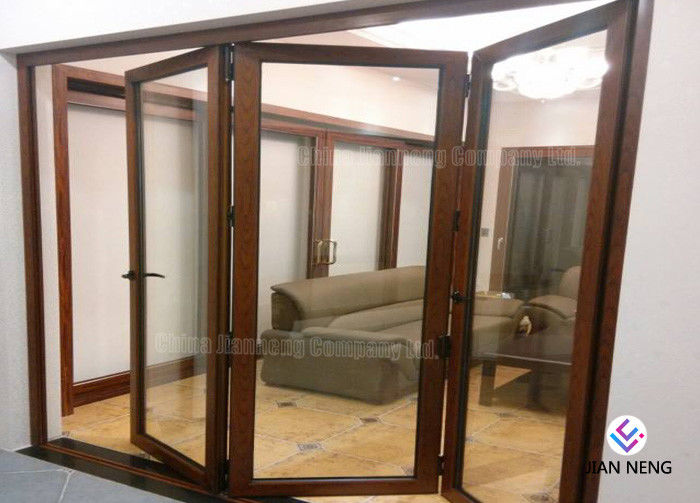Portes se pliantes en aluminium de patio de porte de pliage de Bi de portes de pliage pour l'usage de villa