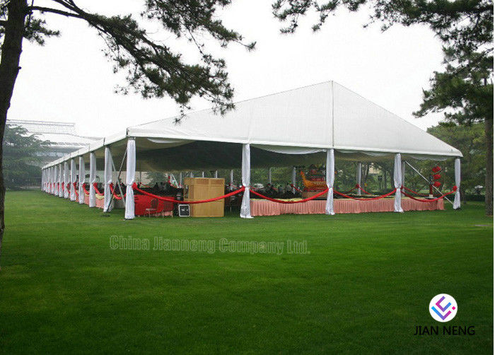Tente extérieure imperméable de luxe d'auvent de PVC, grandes tentes d'événement avec le cadre d'alliage d'aluminium