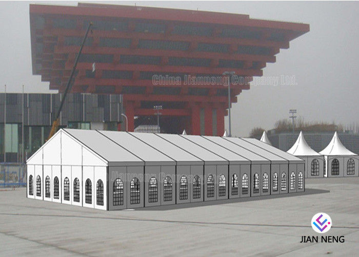 Tente extérieure imperméable de luxe d'auvent de PVC, grandes tentes d'événement avec le cadre d'alliage d'aluminium