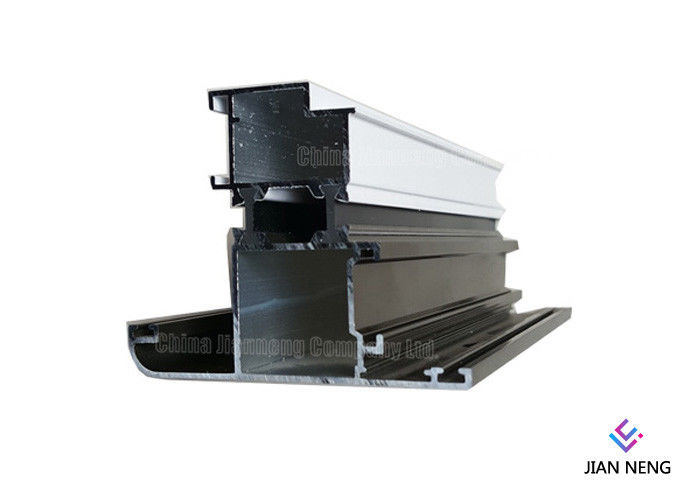 Le jet de poudre a enduit des options multicolores de sections adaptées aux besoins du client par profil en aluminium de porte