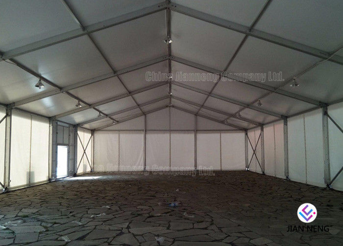 Tente industrielle de stockage de grand extérieur professionnel avec la largeur de la porte 20 30M de roulement