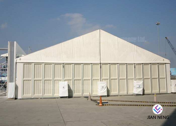 Grande tente d'entrepôt de chapiteau de cadre en aluminium avec le mur blanc de PVC pour le stockage
