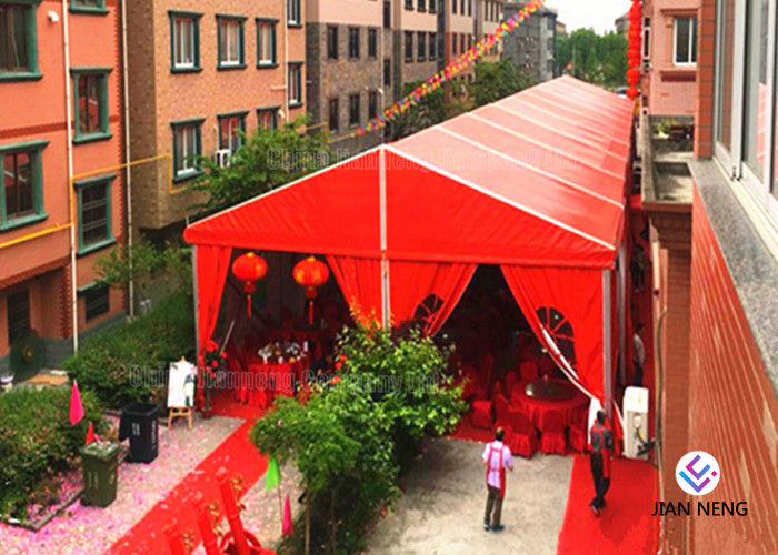 Systèmes en aluminium rouges de toit de botte, belle tente de systèmes de botte d'éclairage du DJ avec l'état d'air