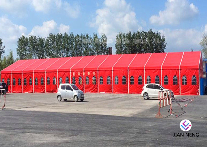 tente de noce de couleur rouge de 20x30m pour 500 personnes avec le rideau et les doublures
